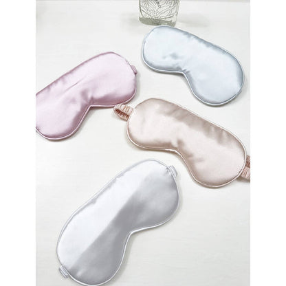 Solid Silk Satin Sleeping Mask Eye Mask