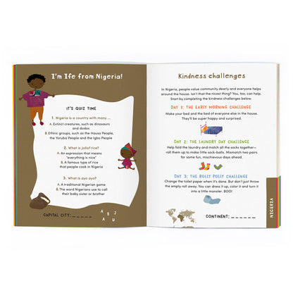 Around the World Kids Activity Book