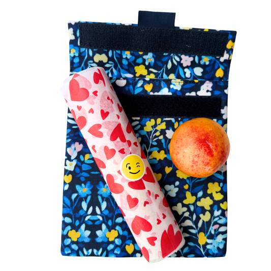 Reusable Sandwich Bag - Set of 2 - Poppy & Liberty Flowers