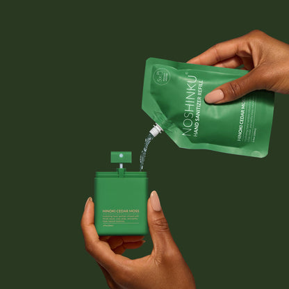 Refillable Hinoki Cedar Hand Sanitizer | Christmas Edition