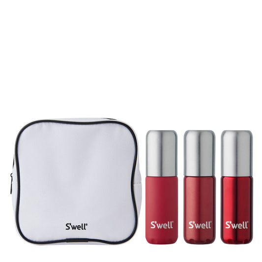 Cherry Shimmer Travel Bottle Set