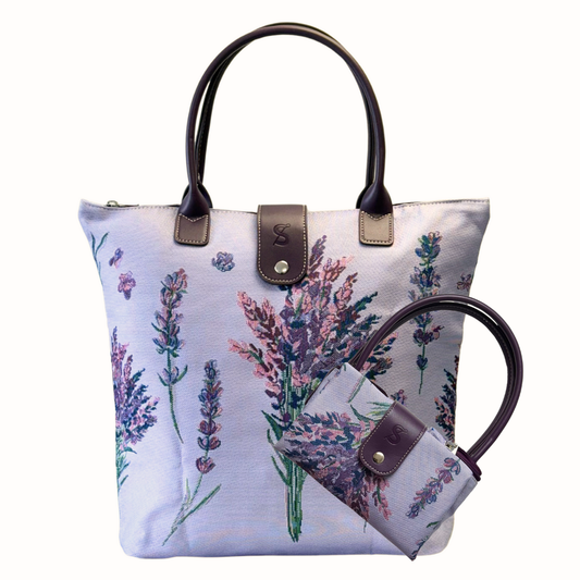 LAVENDER FOLDING BAG