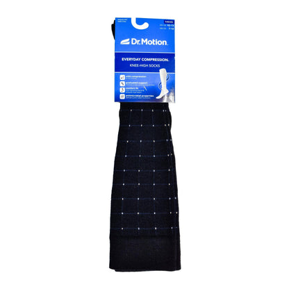 Pin Dot Grid | Knee-High Compression Socks For Men