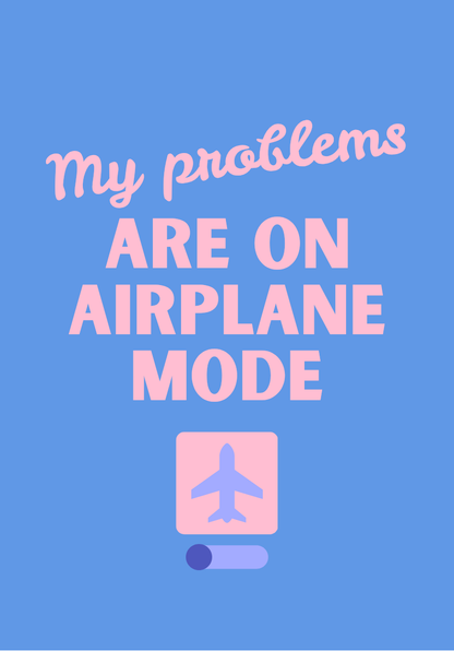 Problems on Airplane Mode Luggage Tag