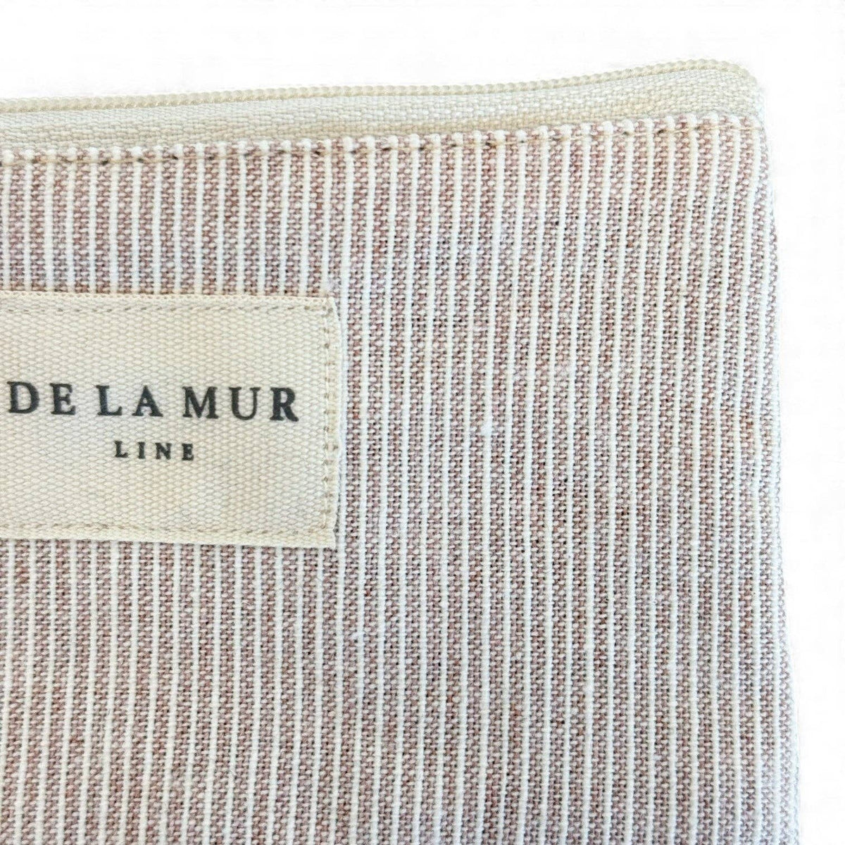Striped Coin Purse – Gray & Cream (Ibi)