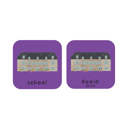 Minilingo French/English Bilingual Flashcards for Kids