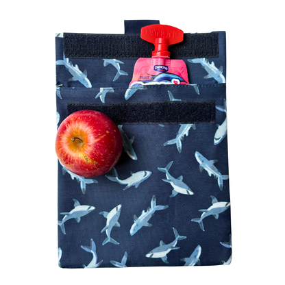 Reusable Sandwich Bag - Set of 2 - Shark & Camouflage