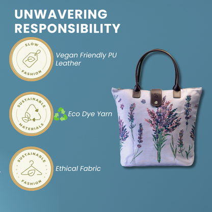 LAVENDER FOLDING BAG