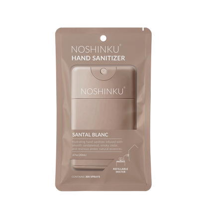 Refillable Santal Blanc Hydrating Pocket Hand Sanitizer