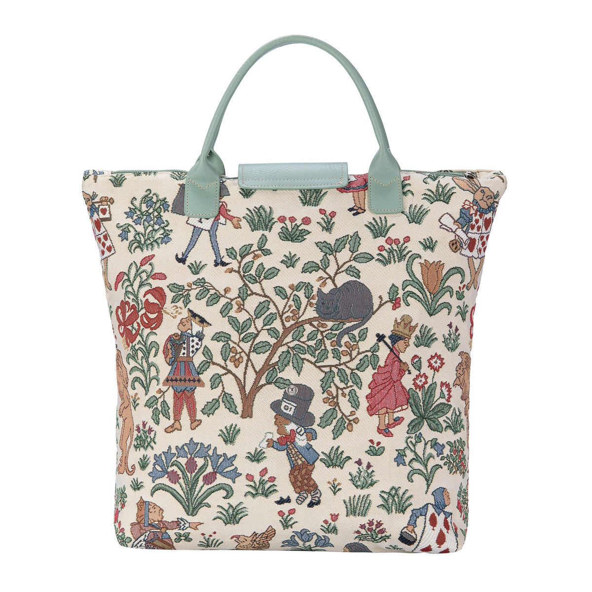 ALICE IN WONDERLAND FOLDAWAY GROCERY BAG