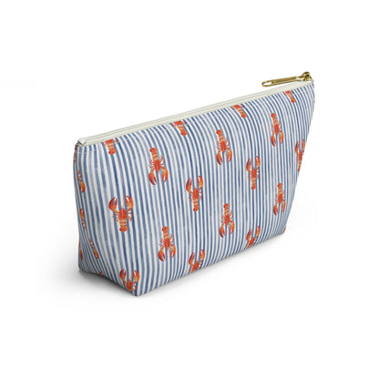 Blue Stripe Lobster T-Bottom Pouch