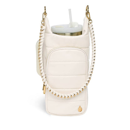 HydroBag® HANDLE®- Ivory Vegan Leather with Strap Bundle