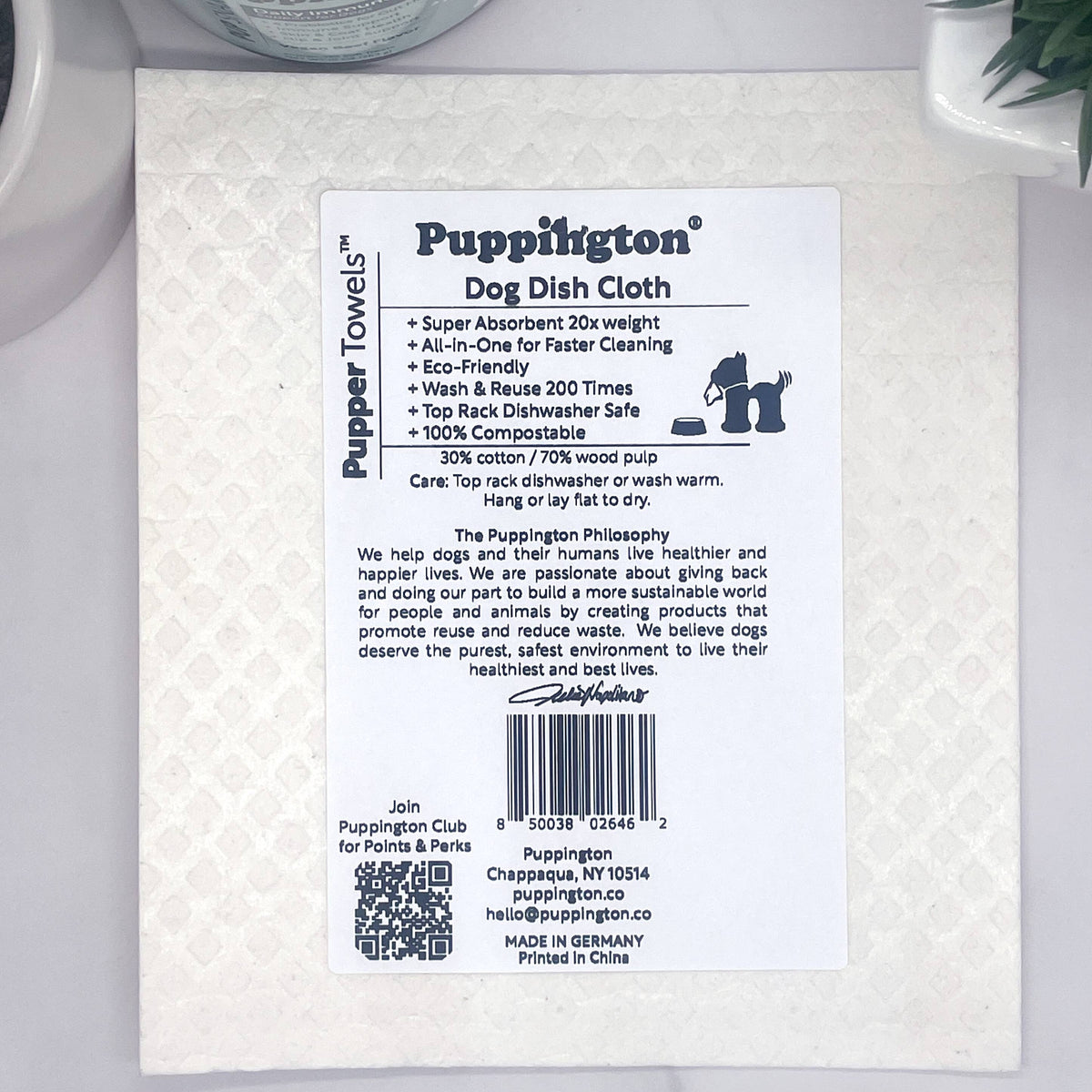 Pupper Towels Corgi Clean Swedish Dishcloth Dog Mom Dad Gift