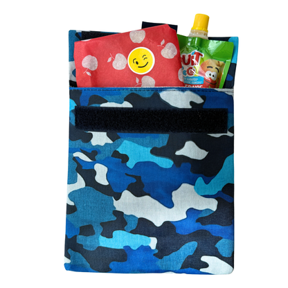 Reusable Sandwich Bag - Set of 2 - Shark & Camouflage