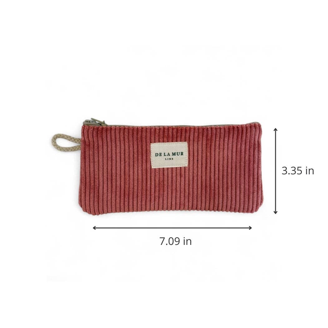 Corduroy Glasses Case – Coral Pink (Coral)