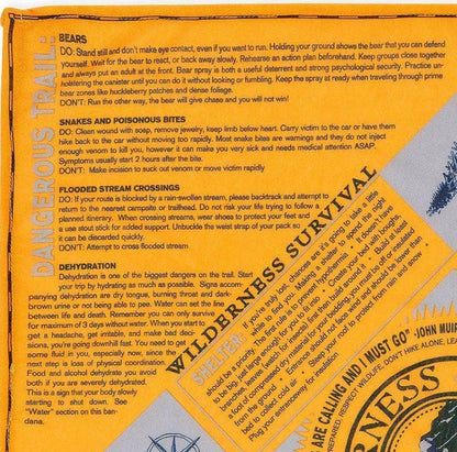 Wilderness Survival Bandana