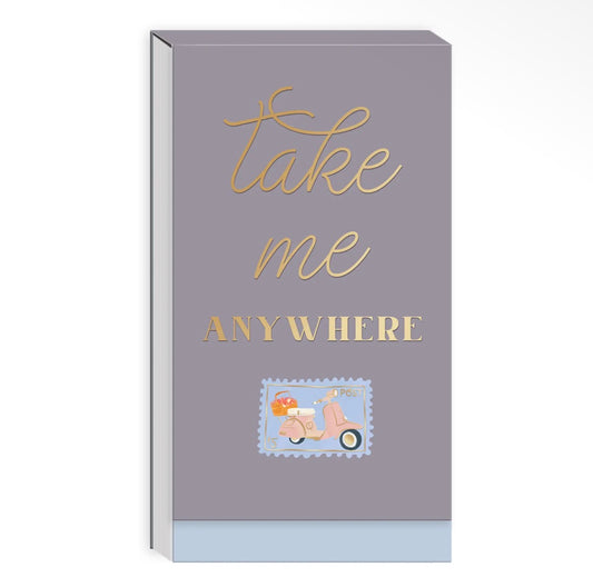 Take Me Anywhere Foldover Notepad