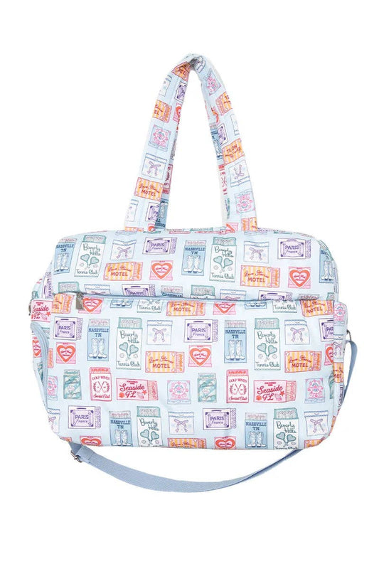Traveling Matchbook Weekender Bag