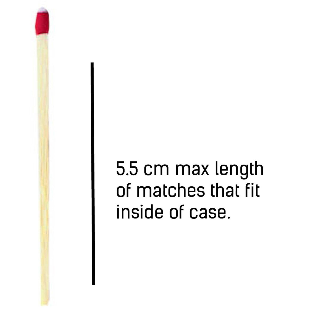 AceCamp | Orange Waterproof Matchbox