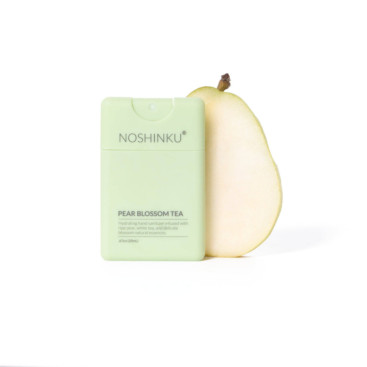 Refillable Pear Blossom Tea Hydrating Pocket Hand Sanitizer
