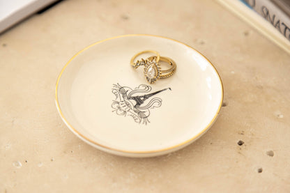 NOIR EIFFEL ROUND TRINKET DISH