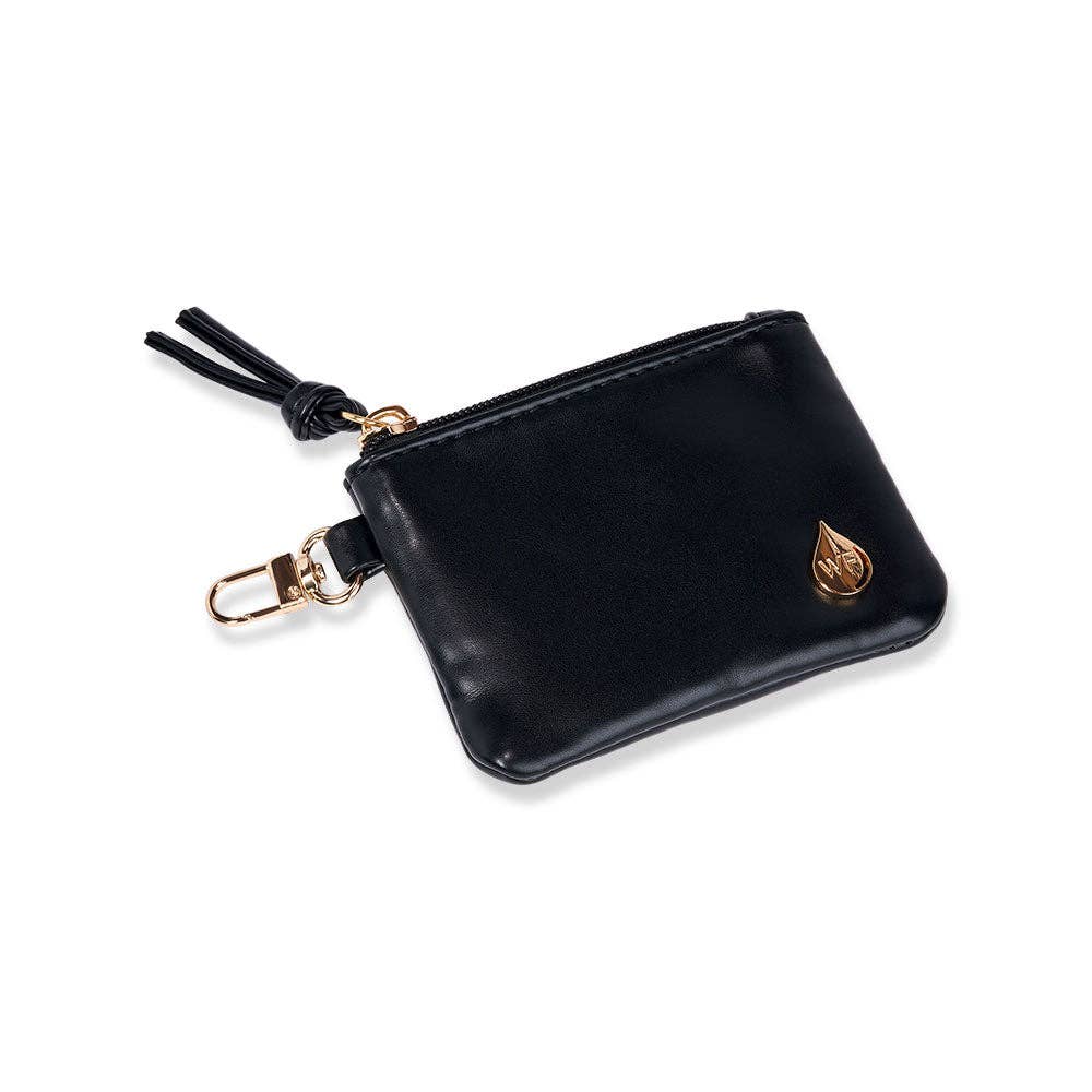 Clear HydroBag® Stadium with Black Trim and Matching RFID Pouch