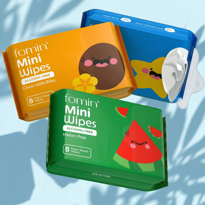 Travel Size Wipes | Alcohol-Free | Hand Sanitizer Wipes