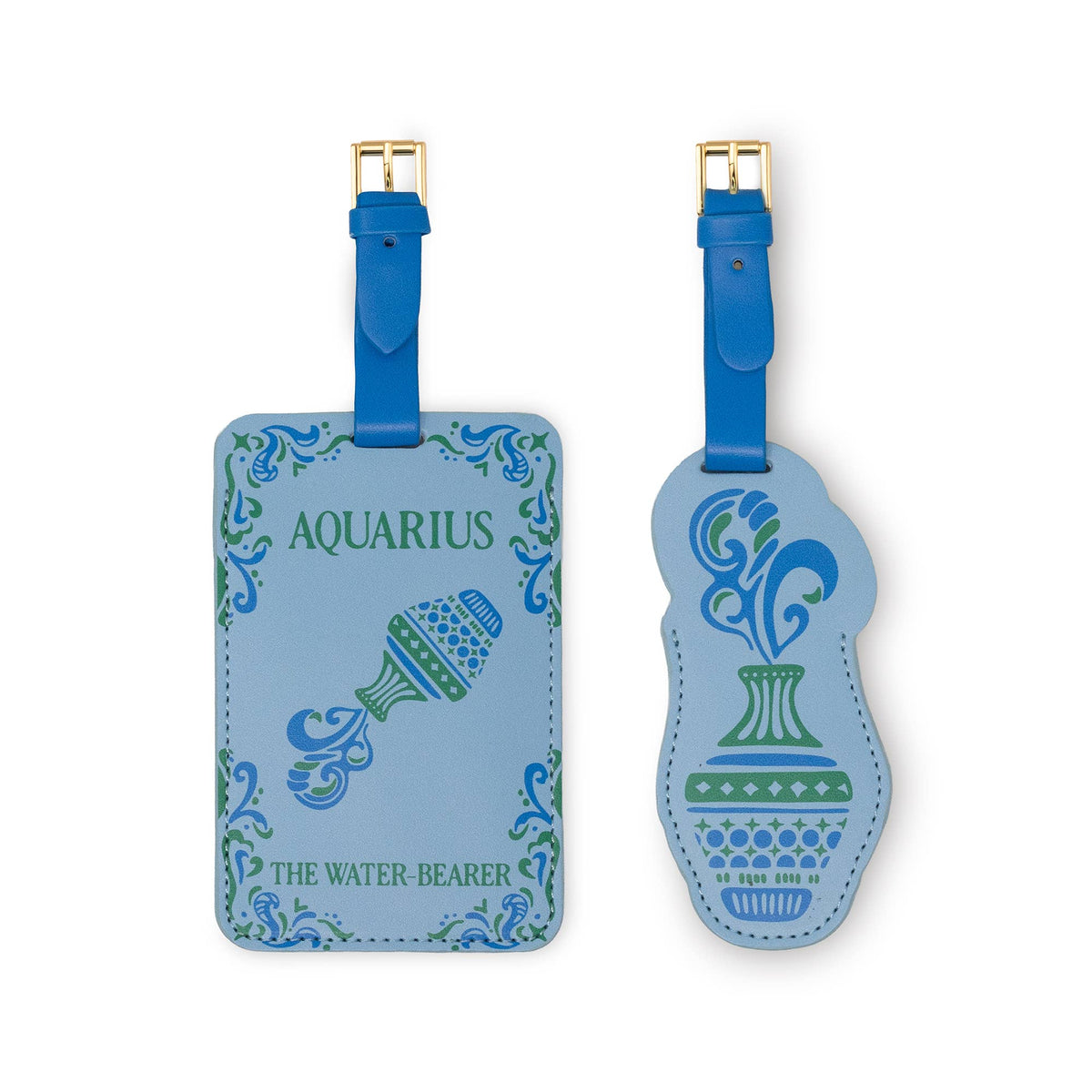 Luggage Tag Set of 2, AQUARIUS
