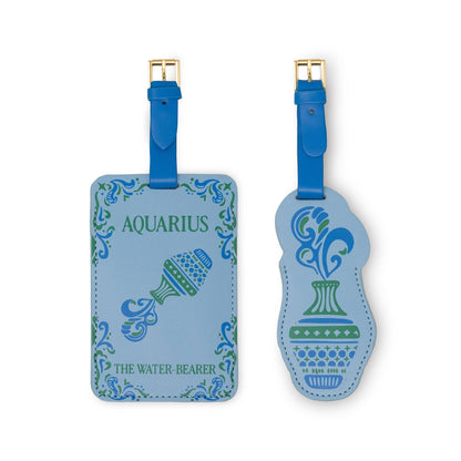 Luggage Tag Set of 2, AQUARIUS