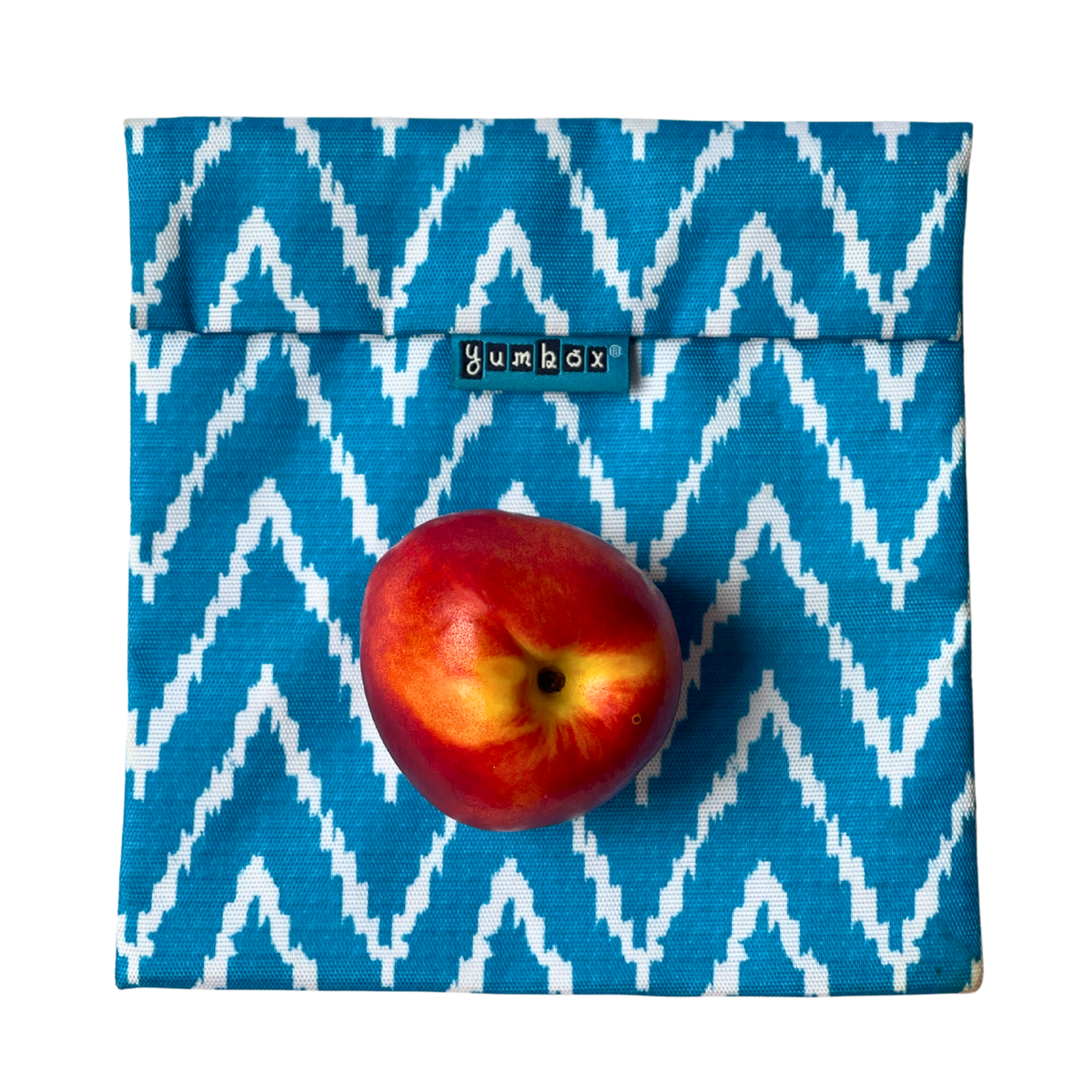Zero Waste Sandwich Bag - Teal Zig Zag