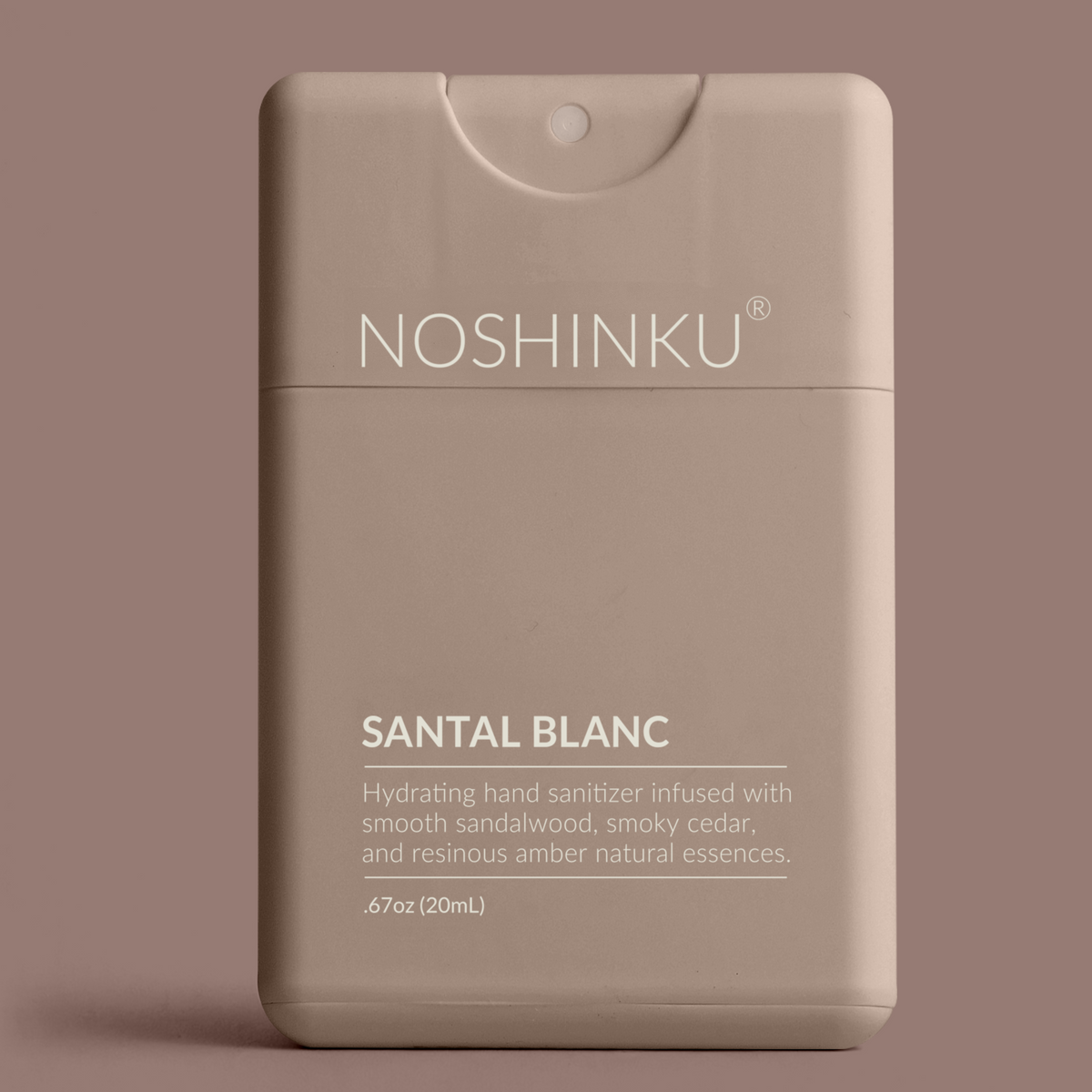 Refillable Santal Blanc Hydrating Pocket Hand Sanitizer