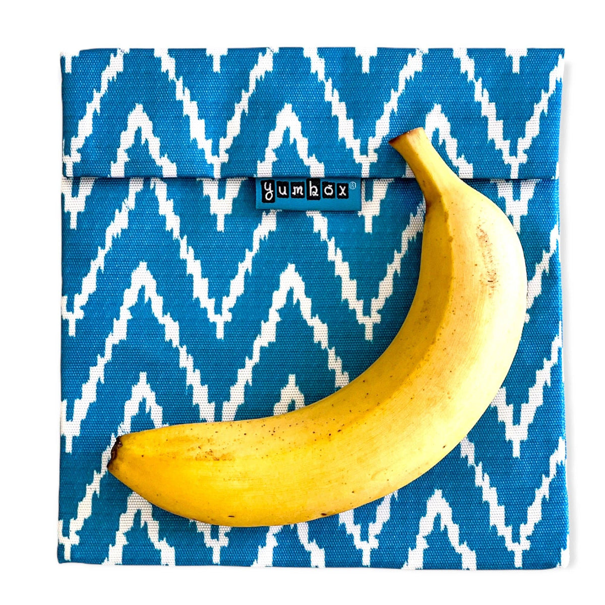 Zero Waste Sandwich Bag - Teal Zig Zag