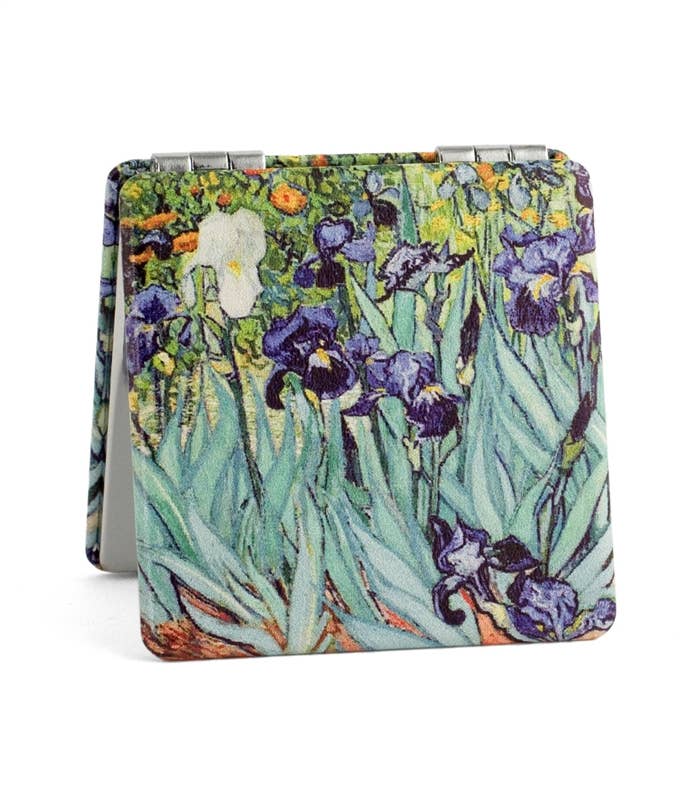 Van Gogh's Irises Travel Mirror