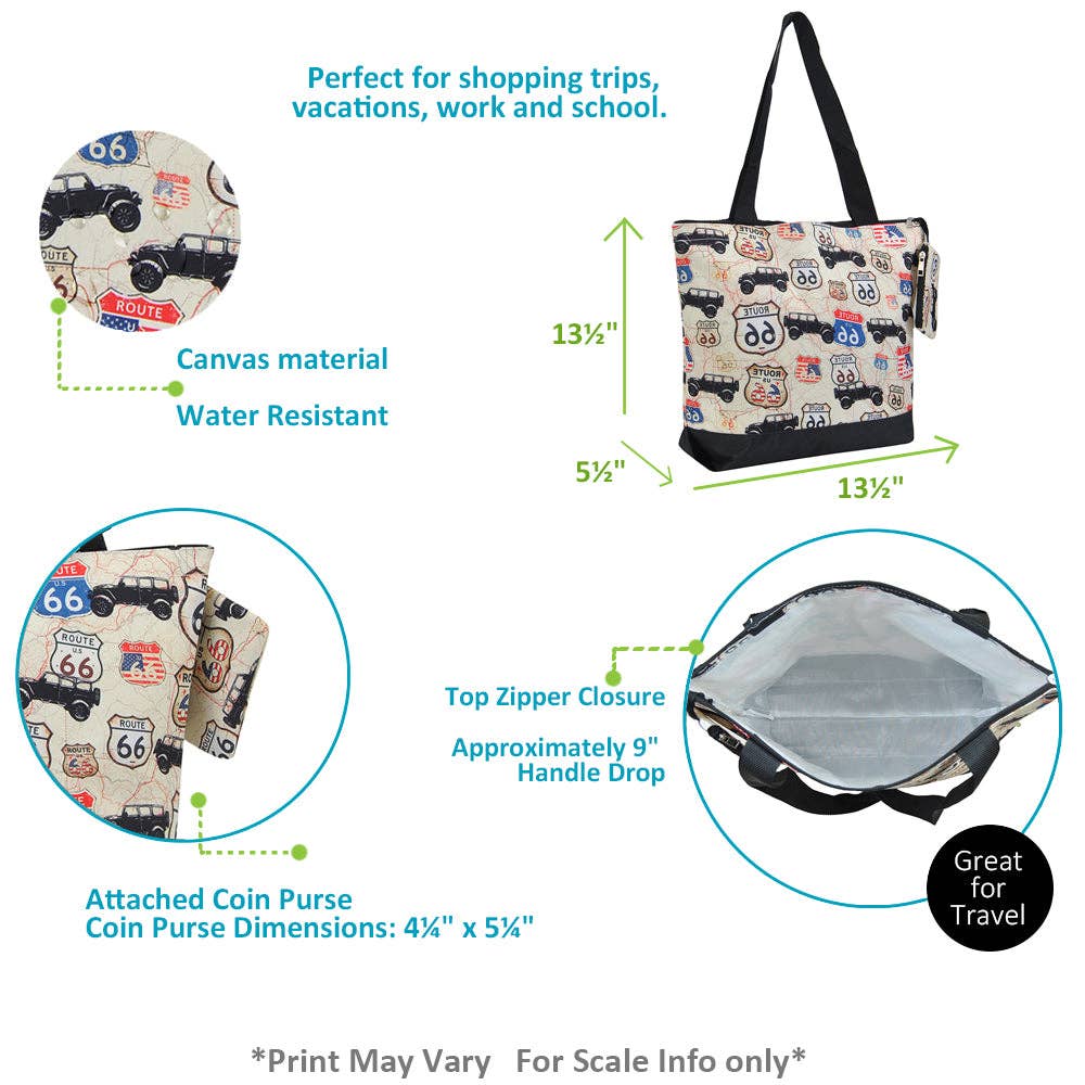Americana Drive NGIL Canvas Tote Bag