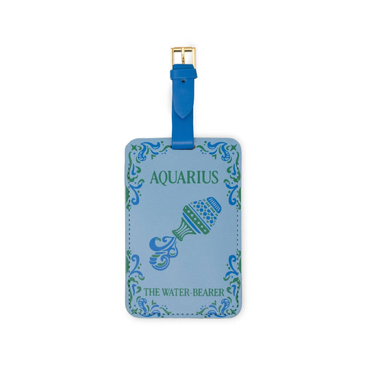 Luggage Tag Set of 2, AQUARIUS