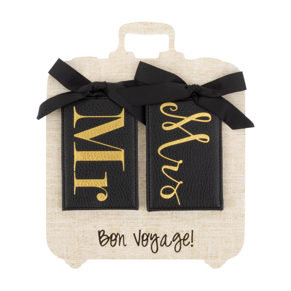 Mr & Mrs Luggage Tag Set Prepack 12pc