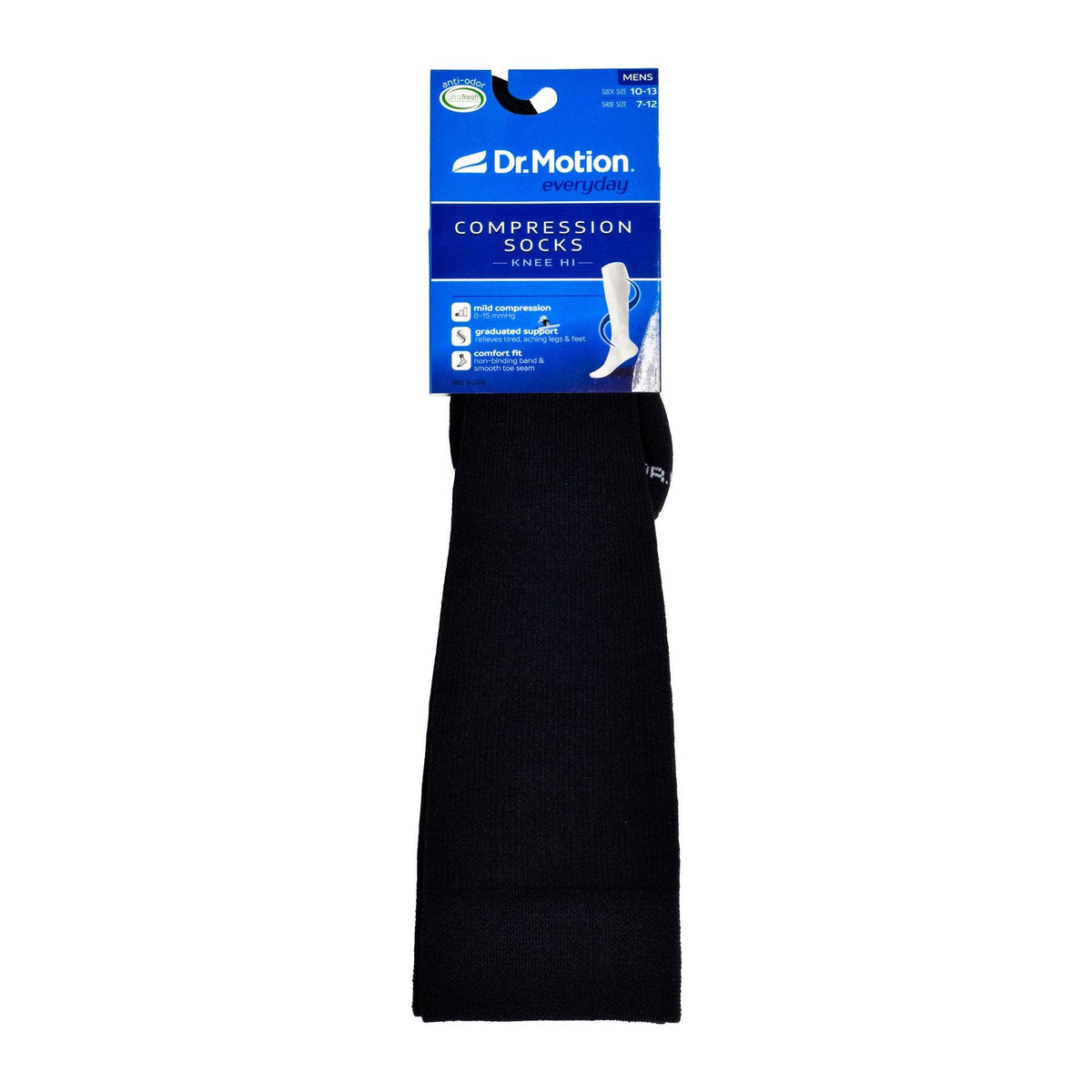 Solid Cotton Blend | Knee-High Compression Socks For Men