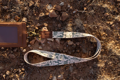 Western Landscape Neck Lanyard - Desert Plants, Wildlife