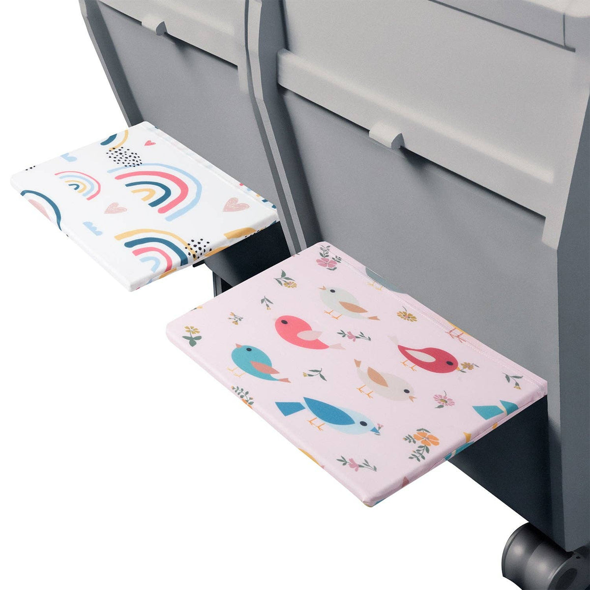 The Go-Be 2-Pack Kids Collection — Airplane Tray Covers in Playful Designs