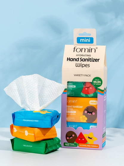 Travel Size Wipes | Alcohol-Free | Hand Sanitizer Wipes