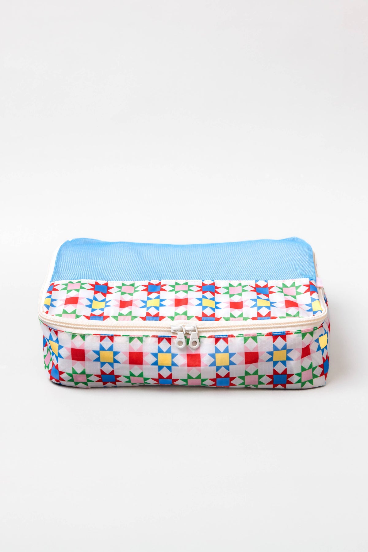 Packing Cube Set, Blue Scandinavian Floral