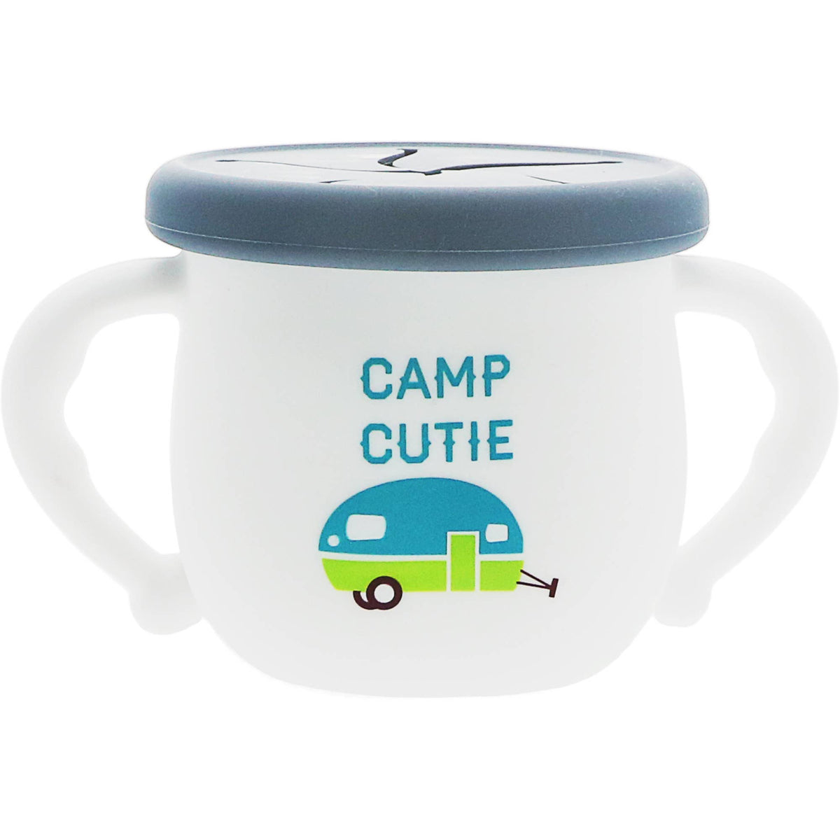 Camp Cutie - 3.5" Silicone Snack Bowl with Lid