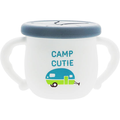 Camp Cutie - 3.5" Silicone Snack Bowl with Lid