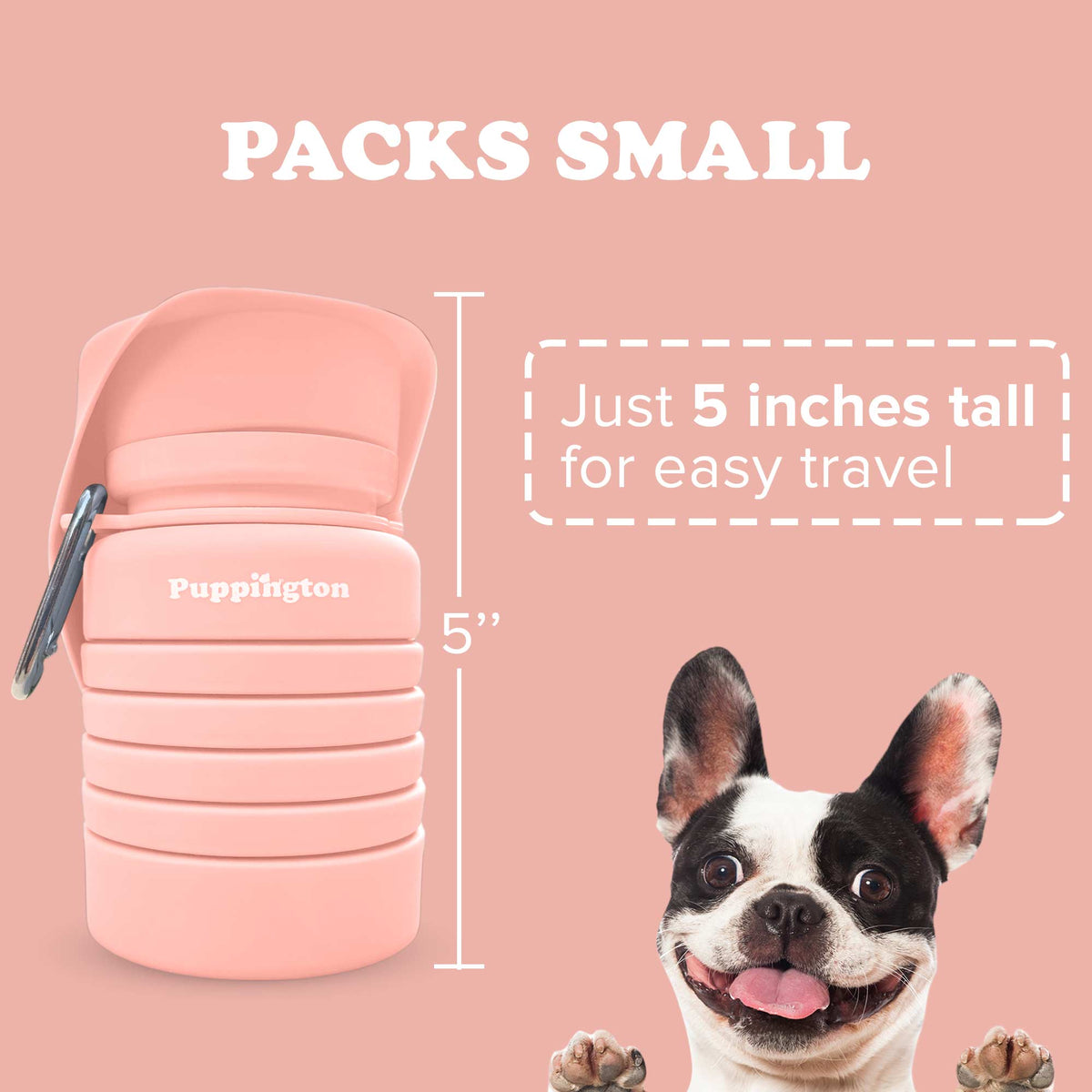 Water Bottles for Dogs - Leakproof, Compact, BPA free