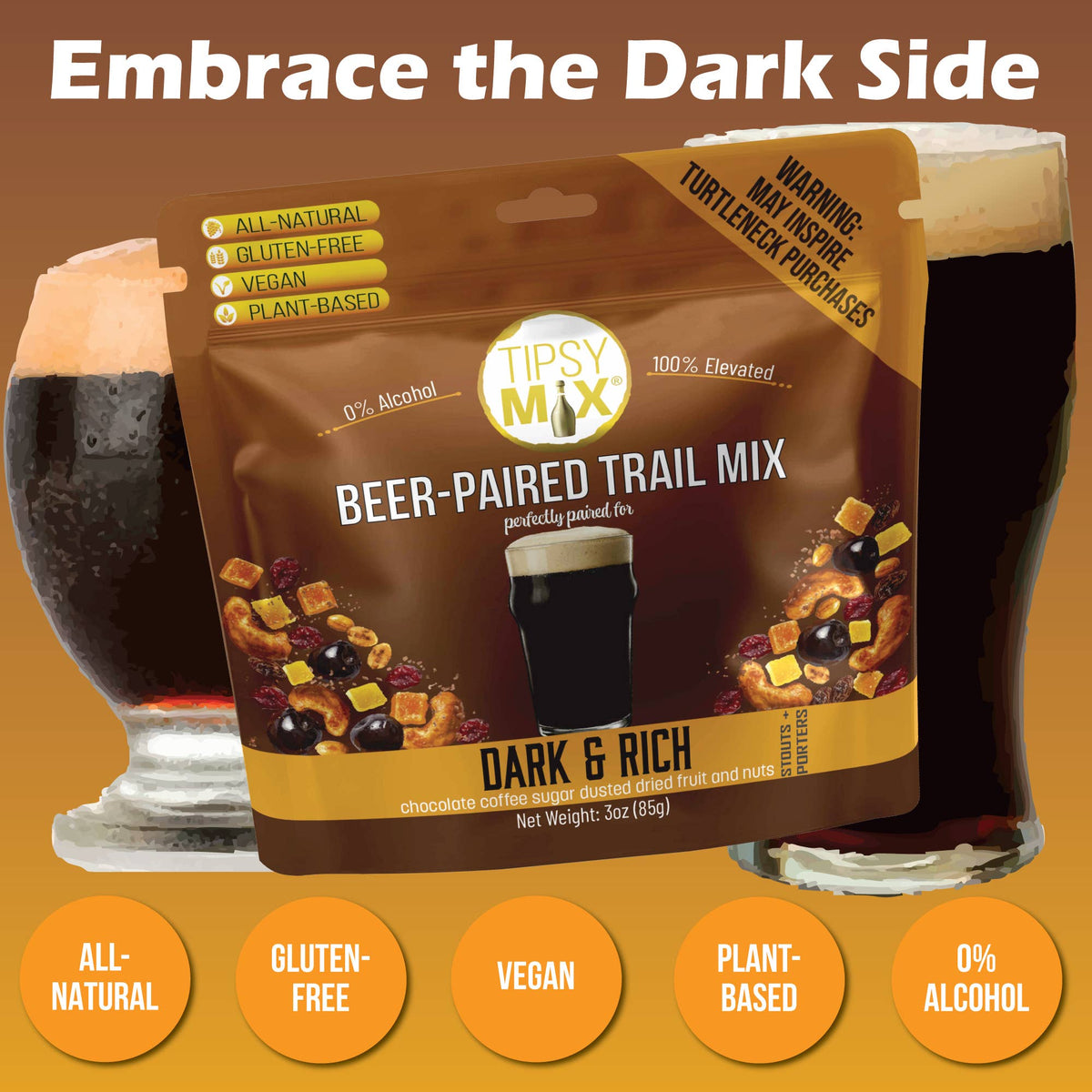 Beer-Paired Trail Mix - Dark + Rich