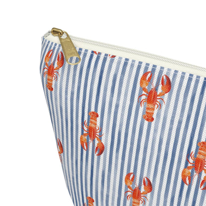 Blue Stripe Lobster T-Bottom Pouch