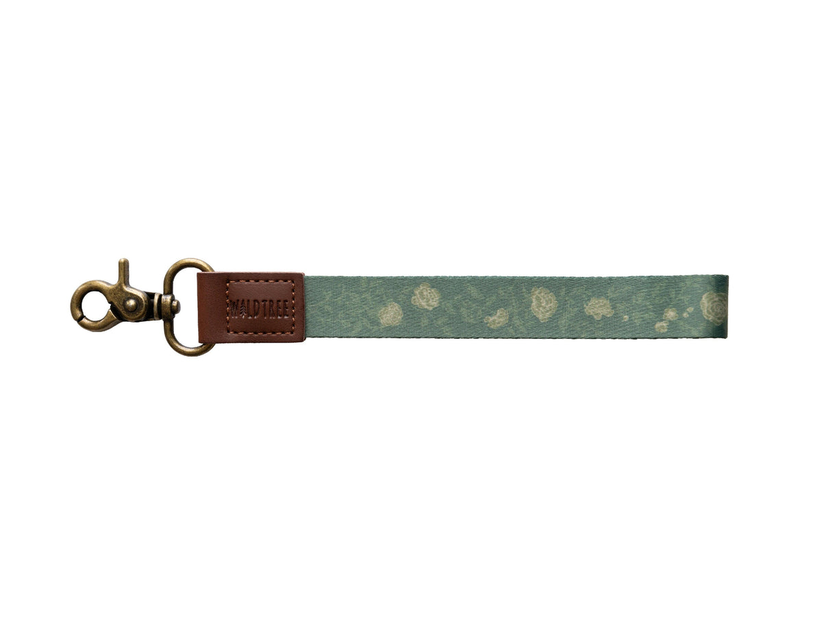 Vine Wristlet Keychain Lanyard- Floral Printed Design