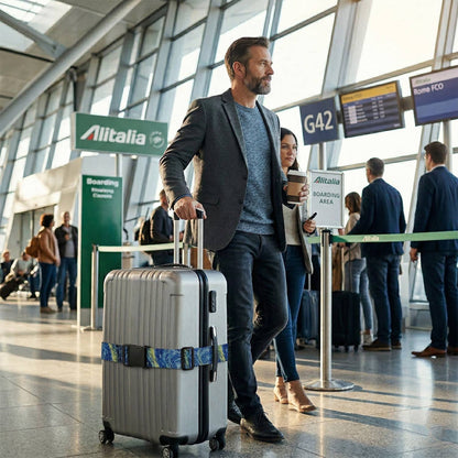Adjustable Luggage Strap – Heavy-Duty Suitcase Travel Belt