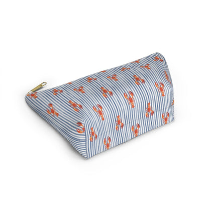 Blue Stripe Lobster T-Bottom Pouch