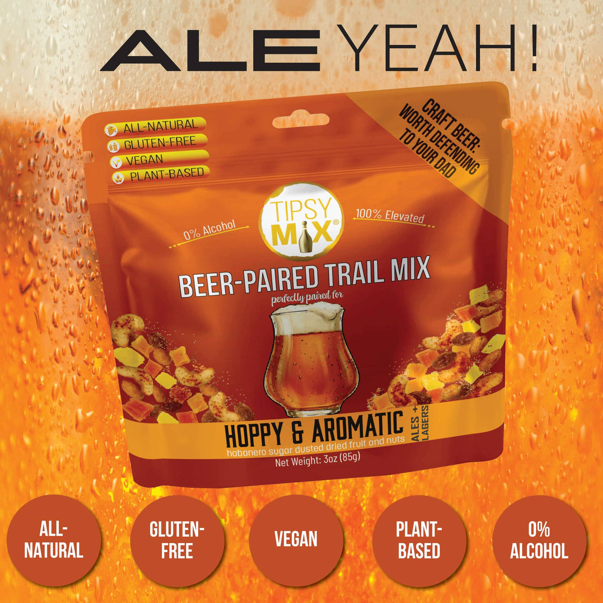 Beer-Paired Trail Mix - Hoppy + Aromatic